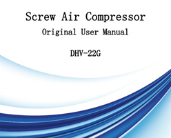 دليل المستخدم الأصلي لضاغط الهواء اللولبي DHV-22G